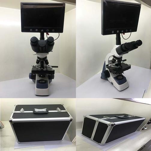 500sm -tm 数码 显微镜 光学仪器 教学专用 铰链三目头 高清像素